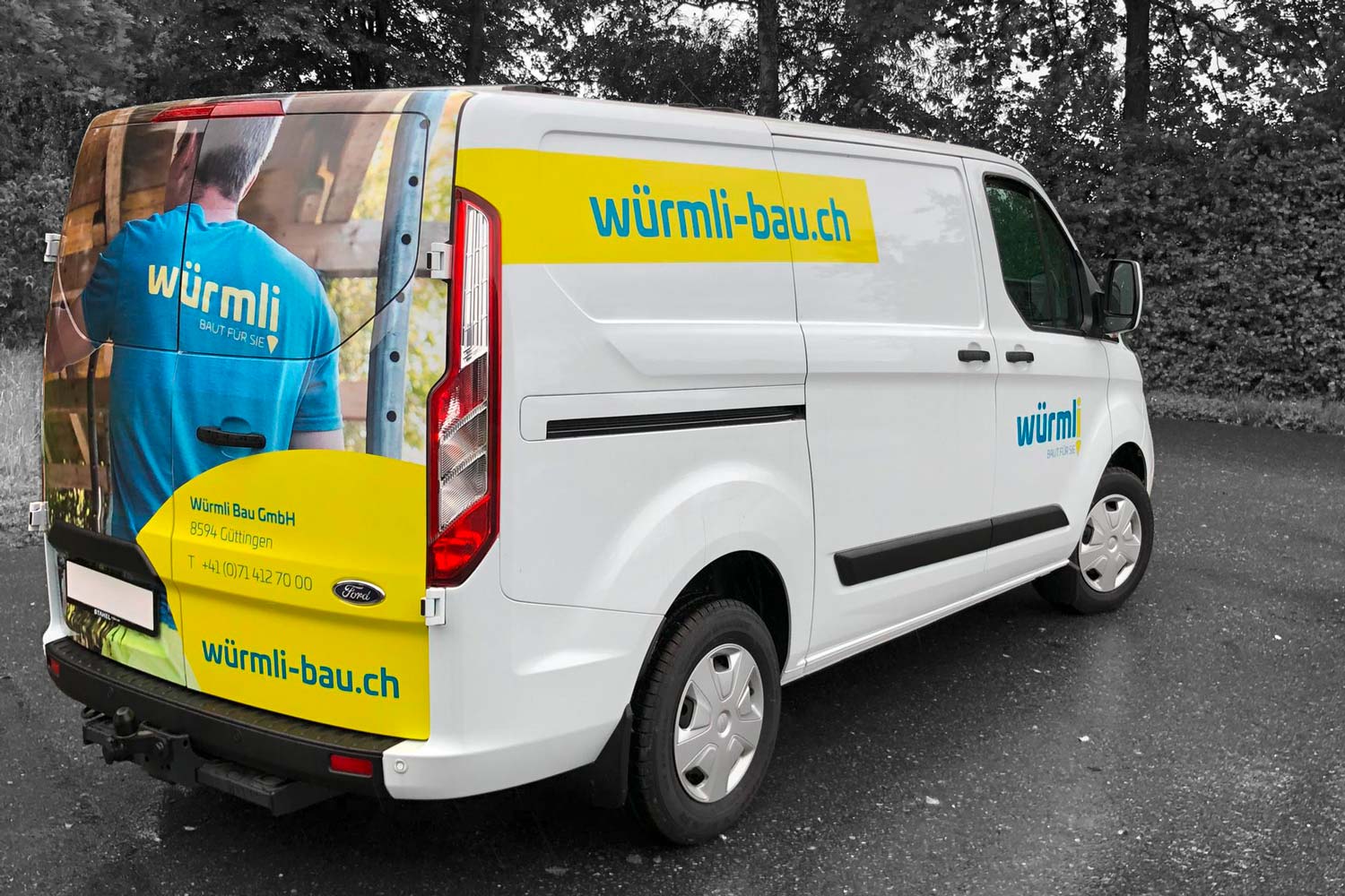 Autobeschriftung – Würmli Bau GmbH